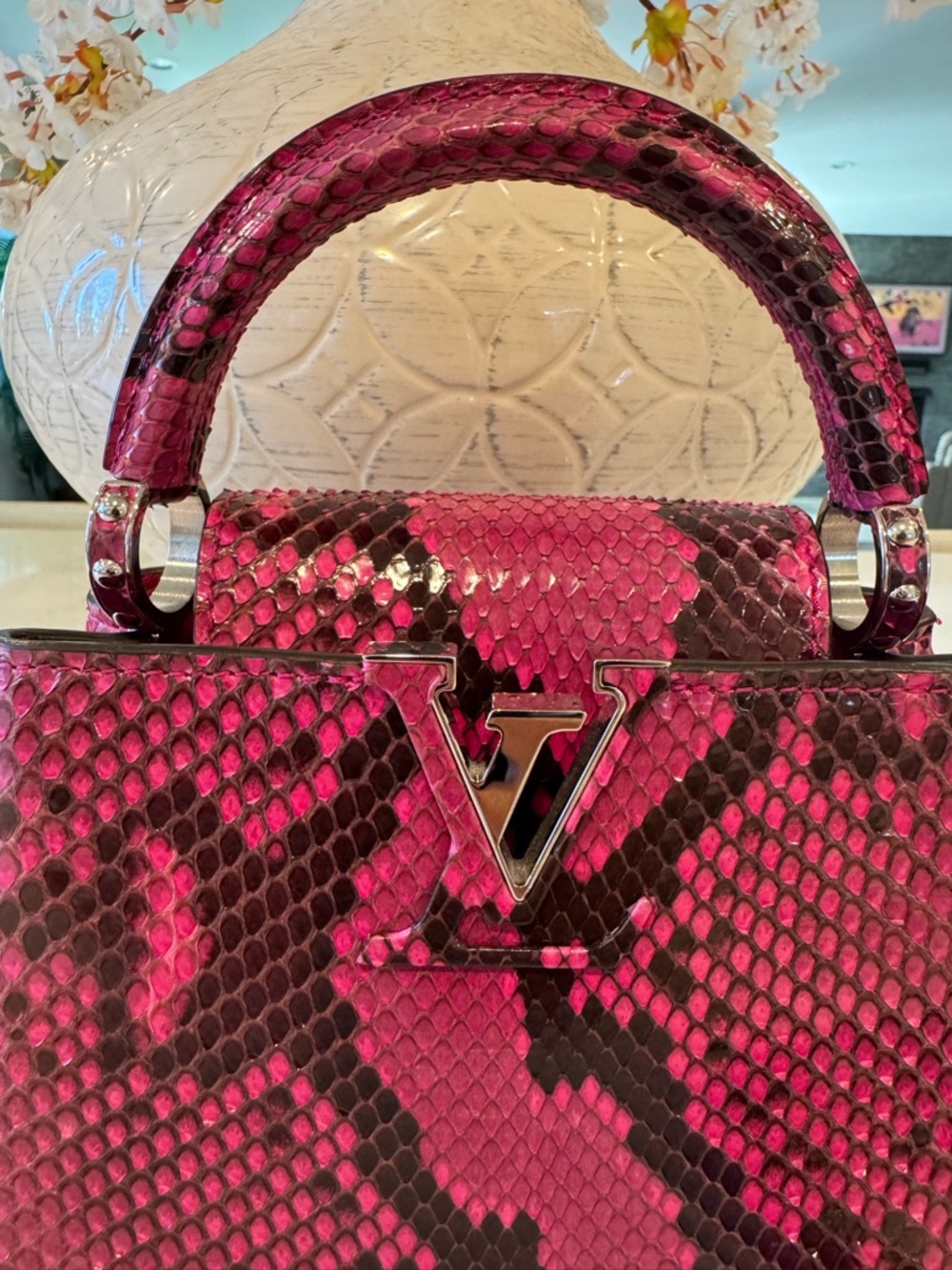 Louis Vuitton Python Capucines Mini - Picture 4 of 16